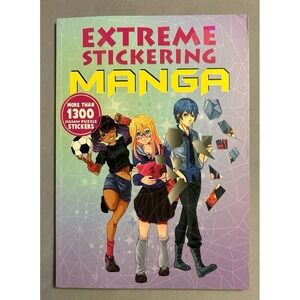 NEW Extreme Stickering‎ Manga Book - More Than 1300 Jigsaw Puzzle Stickers